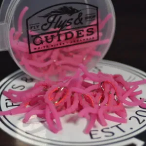 Squirmy Wormy - Pink (curved shank)