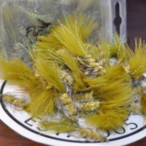 wooly bugger yellow olive